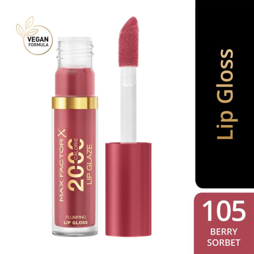 2000 Calorie Lip Glaze 4,4 ml – 105 Berry Sorbet