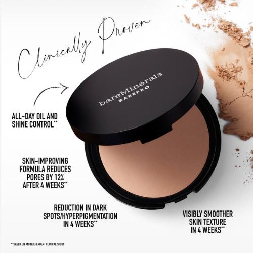 BarePRO 24H Skin-Perfecting Pressed Powd ─ Fair 15 Warm