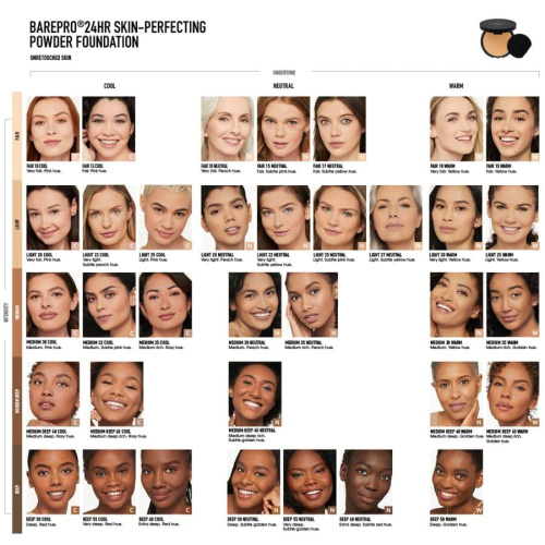 BarePRO 24H Skin-Perfecting Pressed Powd ─ Fair 15 Warm