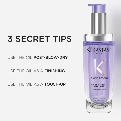 Blond Absolu L´Huile Cicagloss Refillable Hair Oil 75 ml