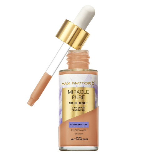 Miracle Pure Skin Reset 2 In 1 Serum Foundation 30 ml ─ Light To Medium