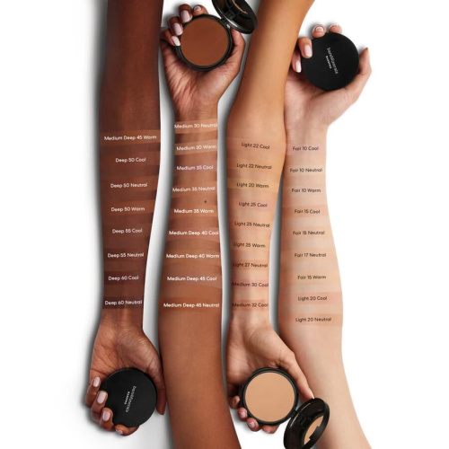 BarePRO 24H Skin-Perfecting Pressed Powder Foundation ─ Medium 35 Warm