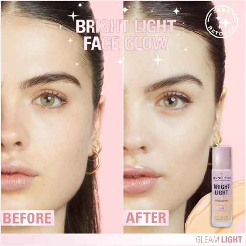 Revolution Bright Light Face Glow Lustre Medium Light 23ml