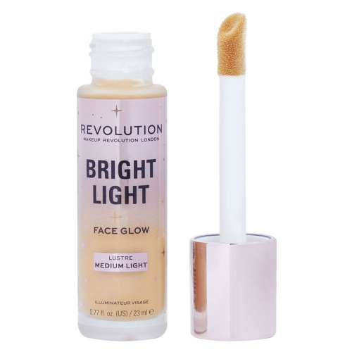 Revolution Bright Light Face Glow Lustre Medium Light 23ml