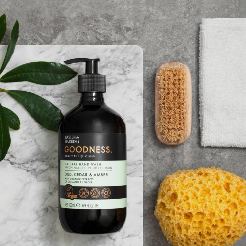 Goodness Oud, Cedar & Amber Hand Wash 500ml