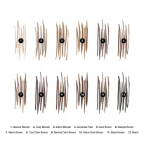 Long-Wear Brow Pencil Warm Dark Brown 0,33g