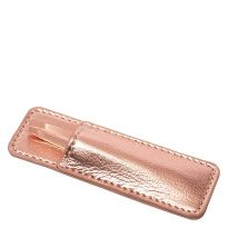Rose Gold Mini Slant Tweezer & Pouch