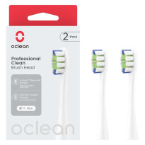 Professional Clean Brush Head White 2 kpl
