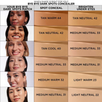 Bye Bye Dark Spots Concealer + Serum 6,7 ml ─ Tan Warm 44