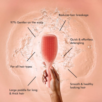 The Large Wet Detangler – Peach Glow