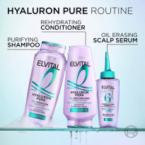 Elvital Hyaluron Pure Shampoo for Dehydrated Hair 400 ml