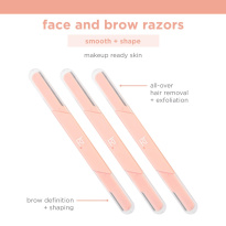 Face and Brow Razors 3 kpl