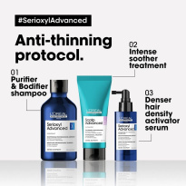Serioxyl Advanced Purifier & Bodifier Shampoo 300ml