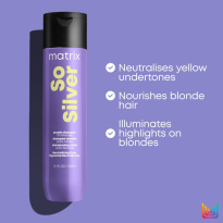 Total Results Color Care So Silver Shampoo 300 ml