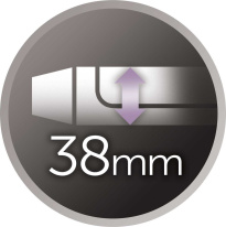 Pro Big Curl 38 mm Tong
