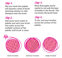 HD Brush Cleaner Palette