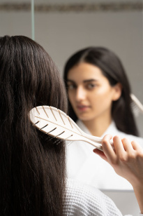 Biodegradable Detangling Leaf Brush
