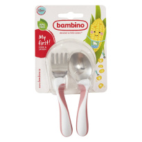 My First Fork & Spoon – Cerise