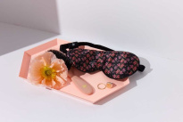 Sleeping Eye Mask Flawless Black 20x10cm