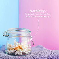 Humble Natural Cotton Swabs 100 kpl – White