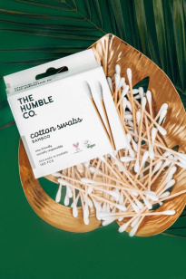 Humble Natural Cotton Swabs 100 kpl – White