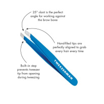 Mini Slant Tweezer – Bahama Blue