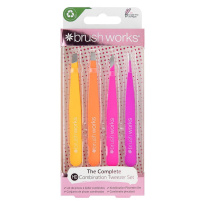 HD 4 Piece Combination Tweezer Set Brights