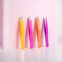 HD 4 Piece Combination Tweezer Set Brights