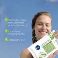 3-In-1 Aloe Vera Cleansing Wipes 25pcs