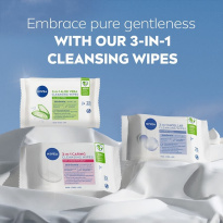 3-In-1 Aloe Vera Cleansing Wipes 25pcs