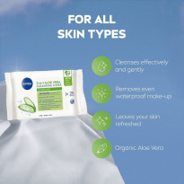 3-In-1 Aloe Vera Cleansing Wipes 25pcs