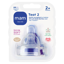 Teat Bottle Pacifier Size 2 2pcs