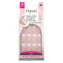 Salon Gel Nude Oval 28pcs