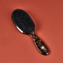 Boar & Nylon Brush Turtle Medium