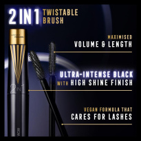 Masterpiece 2-in-1 Lash Wow Mascara 003 Midnight Black 7 ml