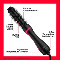 Salon One-Step Round Brush Dryer And Styler RVDR5292UKE