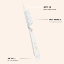 Wild Boar Hair Brush with Cleaning Tool Blush