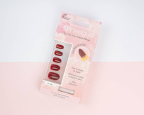Rouge Oval Nails 24 kpl
