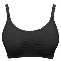 3-In-1 Nursing And Pumping Bra Black M
