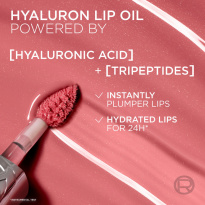 Plump Ambition Hyaluron Lip Oil  ml ─ 650 Nude Macaron