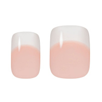 Salon Gel Pink Short Square 24 kpl