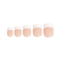 French Nails - Pink Square
