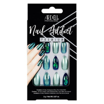 Nail Addict Green Glitter Chrome