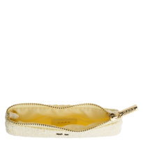 Tweed Mini Pouch Vaaleankeltainen