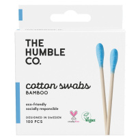 Natural Cotton Swabs Blue 100pcs