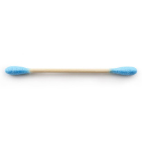 Natural Cotton Swabs Blue 100pcs