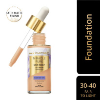 Miracle Pure Skin Reset 2 In 1 Serum Foundation 30 ml ─ Fair To Light
