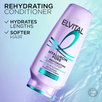 Elvital Hyaluron Pure Conditioner for Dehydrated Hair 300 ml