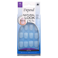 Natural Look Short Square 24pcs