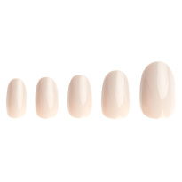 Classic Nude Oval Nails 24 kpl